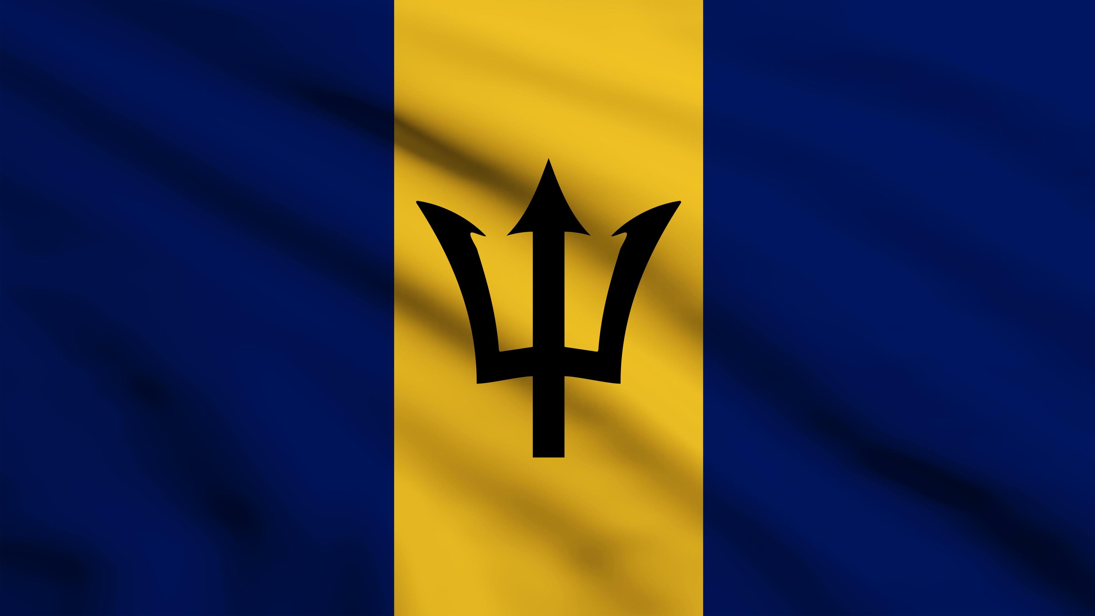 barbados-national-flag-wallpaper-background-free-photo